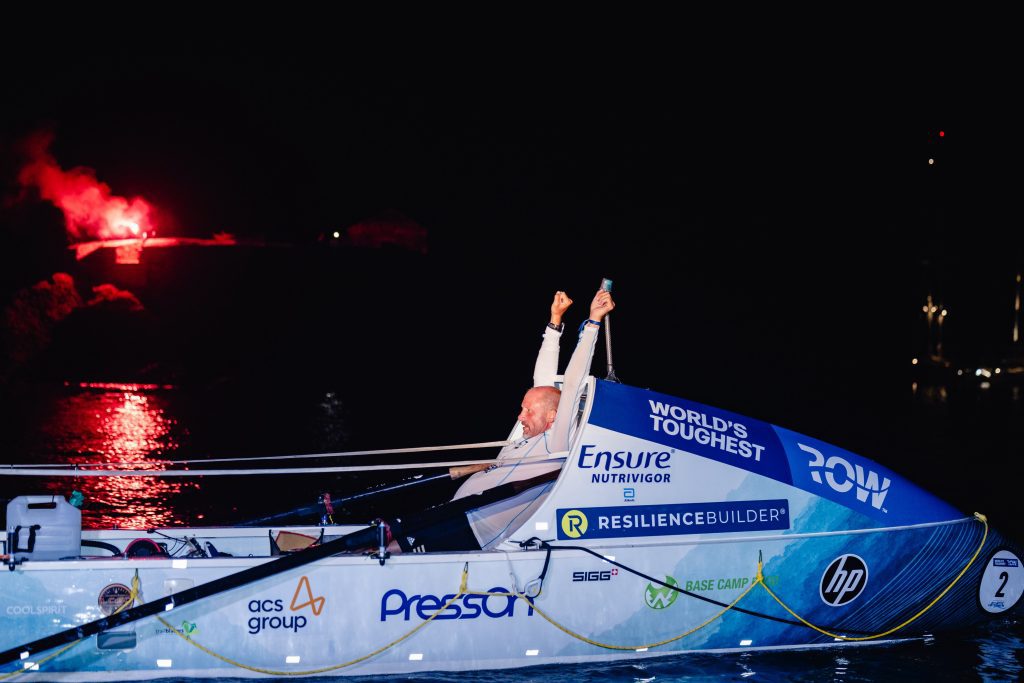 HP has been with Nick every step of the way providing support and services to help him across the finish line. This backing included delivering graphics for the boat used in the Atlantic Challenge [Photo credit: World's Toughest Row].